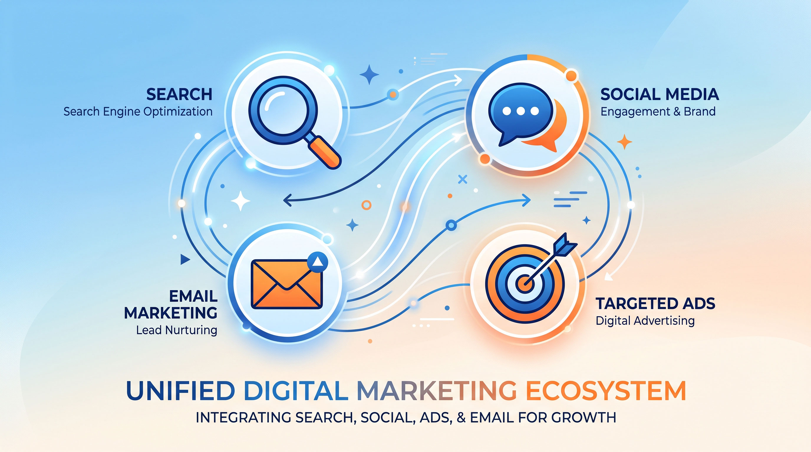 SEO, Social Media, Email Marketing and PPC: How They Work Together